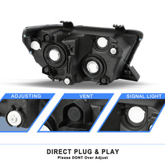VehicleAid Headlights For 2008-2017 Toyota Sequoia
