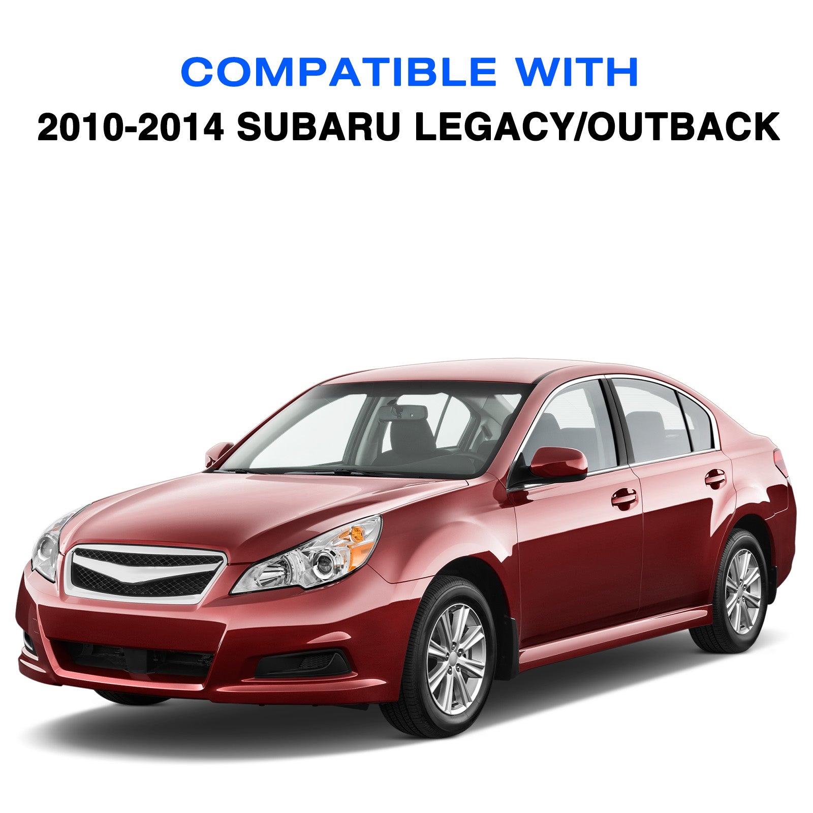 VehicleAid Headlights For 2010-2014 Subaru Legacy/Outback