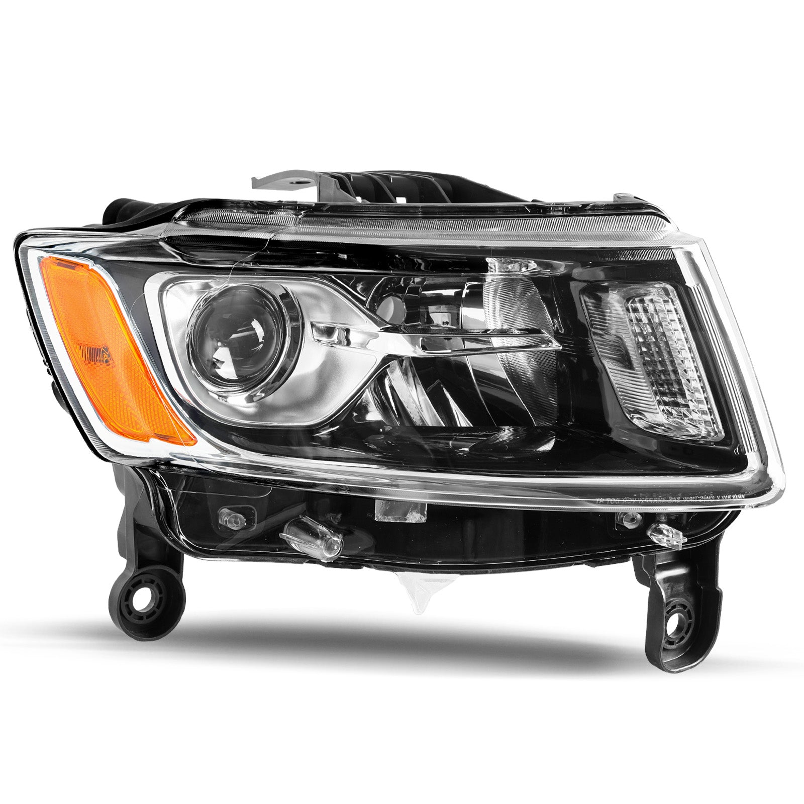 VehicleAid Headlights For 2014-2016 Jeep Grand Cherokee
