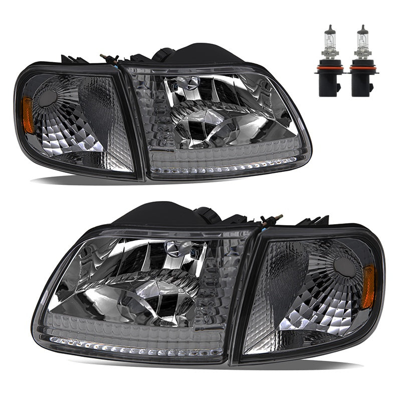 VehicleAid Headlights For 1997-2002 Ford Expedition